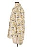 Odille Print Yellow Long Sleeve Button-Down Shirt Size 12 - photo 5