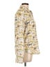 Odille Print Yellow Long Sleeve Button-Down Shirt Size 12 - photo 4