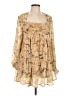 Reset 100% Polyester Gold Long Sleeve Blouse Size L - photo 1