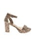 CL by Laundry Animal Print Tan Sandals Size 10 - photo 1