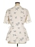 Misia Stars Ivory Short Sleeve Blouse Size 1X - photo 2