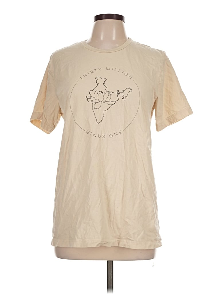 Pre-owned Bella+canvas Short Sleeve T-shirt In Tan