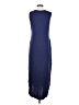 Unbranded Solid Blue Casual Dress Size S - photo 2