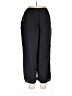 Flax Solid Black Casual Pants Size 14 (L) - photo 2