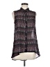 H&M 100% Polyester Black Sleeveless Blouse Size 8 - photo 1