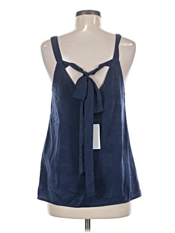 Olivia Grey Sleeveless Top (view 2)