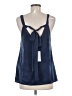 Olivia Grey Blue Sleeveless Top Size M - photo 2