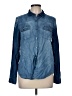 Assorted Brands Blue Long Sleeve Button-Down Shirt Size M - photo 1