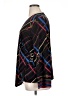 Rafaella Argyle Black Long Sleeve Blouse Size XL - photo 5