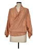 Lovestitch Tan Long Sleeve Blouse Size M - photo 1