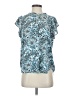 Ann Taylor LOFT 100% Polyester Teal Short Sleeve Blouse Size S - photo 1