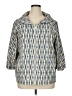 Zenergy by Chico's Chevron-herringbone Blue Coat Size XL (3) - photo 1