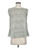 Ann Taylor LOFT Silver Sleeveless Blouse Size S - photo 1