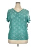 Lularoe Teal Short Sleeve Top Size XXL - photo 1