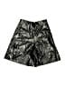 310 Mood Metallic Silver Cargo Shorts Size S - photo 1