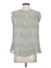 Ann Taylor LOFT Silver Sleeveless Blouse Size S - photo 2