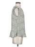 Ann Taylor LOFT Silver Sleeveless Blouse Size S - photo 4