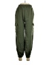 Unbranded 100% Polyester Green Cargo Pants Size L - photo 1