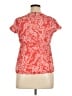H&M Red Short Sleeve Blouse Size 14 - photo 2