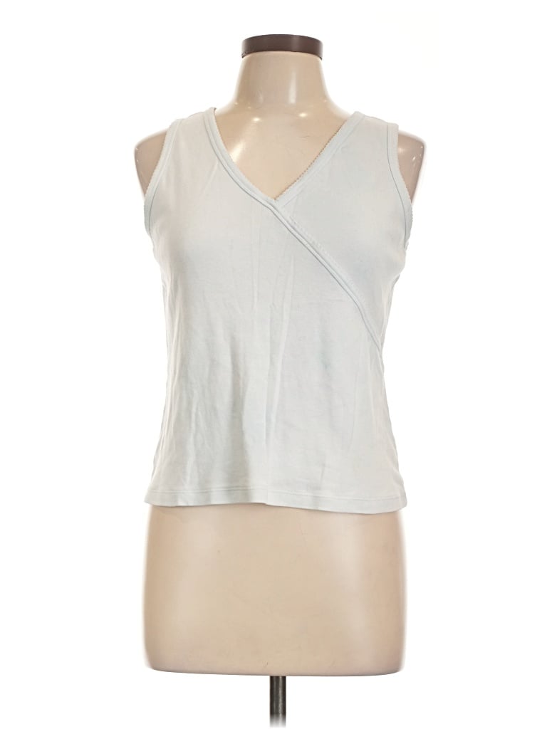 Pre-owned Valerie Stevens Sleeveless Blouse In Ivory