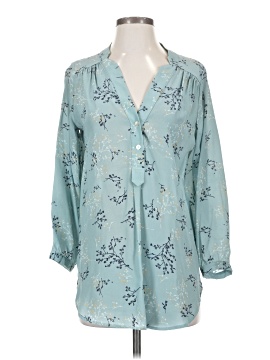 Amour Vert 3/4 Sleeve Silk Top