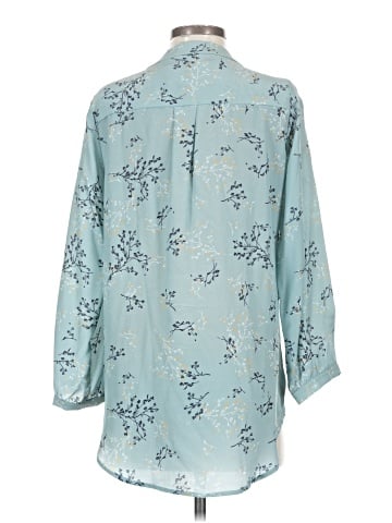 Amour Vert 3/4 Sleeve Silk Top (view 2)
