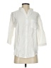 Unbranded White 3/4 Sleeve Button-Down Shirt Size 2 - photo 1