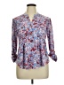 Cocomo Floral Blue 3/4 Sleeve Blouse Size XL (petite) - photo 1