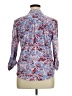 Cocomo Floral Blue 3/4 Sleeve Blouse Size XL (petite) - photo 2