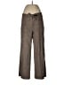 BCBGMAXAZRIA Tweed Brown Linen Pants Size 8 - photo 1