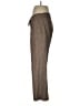 BCBGMAXAZRIA Tweed Brown Linen Pants Size 8 - photo 5