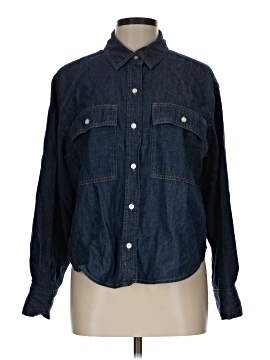 Free Assembly Long Sleeve Button Down Shirt
