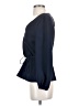 J.Crew 100% Polyester Blue Long Sleeve Blouse Size 4 - photo 5