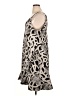 Gretchen Scott Designs Graphic Silver Cocktail Dress Size XL - photo 5
