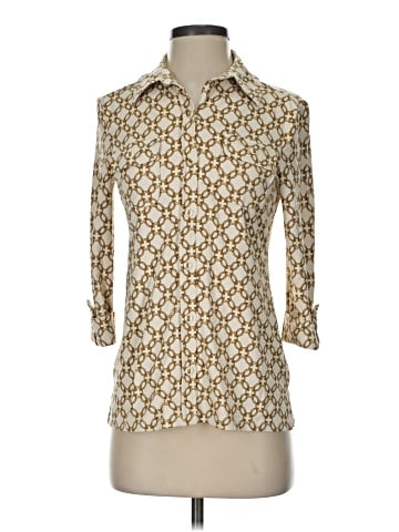 Charter Club 3/4 Sleeve Button-Down Shirt (view 1)