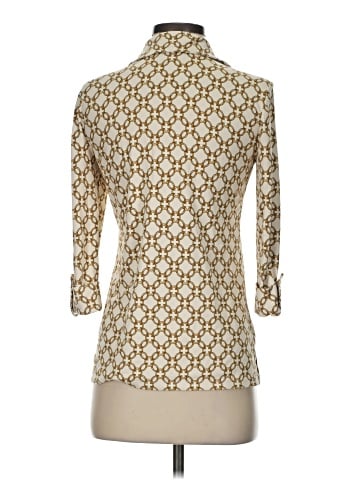 Charter Club 3/4 Sleeve Button-Down Shirt (view 2)