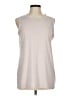 Athleta Ivory Sleeveless T-Shirt Size M - photo 1