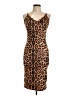 Shein Animal Print Brown Cocktail Dress Size L - photo 1