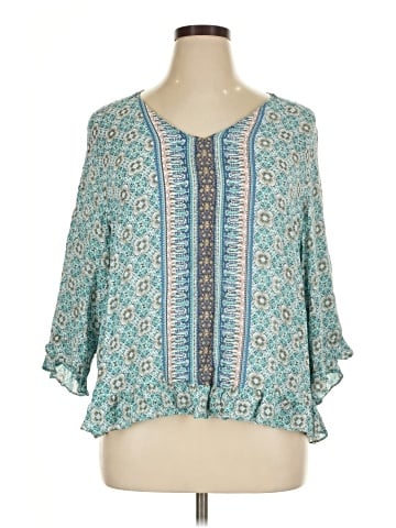 Cynthia Rowley TJX 3/4 Sleeve Blouse (view 1)