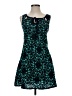 Assorted Brands 100% Polyester Teal Blue Casual Dress Size S - photo 1