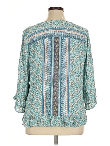 Cynthia Rowley TJX 3/4 Sleeve Blouse (view 2)