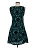 Assorted Brands 100% Polyester Teal Blue Casual Dress Size S - photo 2