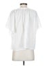 Maven West White Short Sleeve Blouse Size S - photo 2