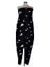 ASOS Curve Graphic Black Jumpsuit Size 24 - photo 1
