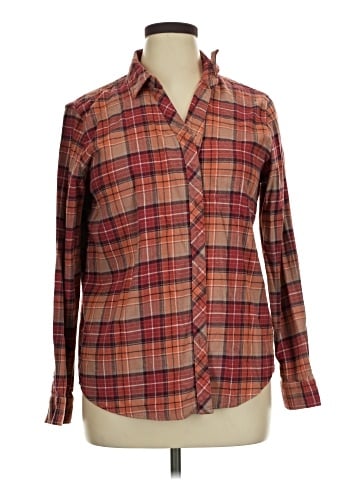 Weatherproof Long Sleeve Button-Down Shirt (view 1)