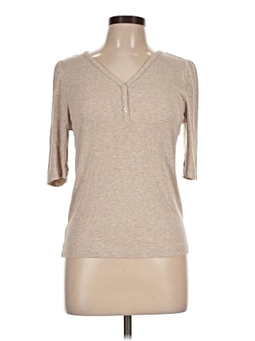 Ann Taylor LOFT Outlet 3/4 Sleeve T-Shirt (view 1)