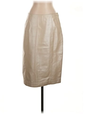 City DKNY Leather Skirt (view 1)