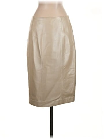 City DKNY Leather Skirt (view 2)