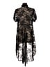 Torrid 100% Polyester Black Cocktail Dress Size Med Plus (00) - photo 2