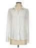 Aqua 100% Polyester Ivory Long Sleeve Blouse Size XS - photo 1